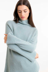 Ribbed Cashmere Sweater Mint