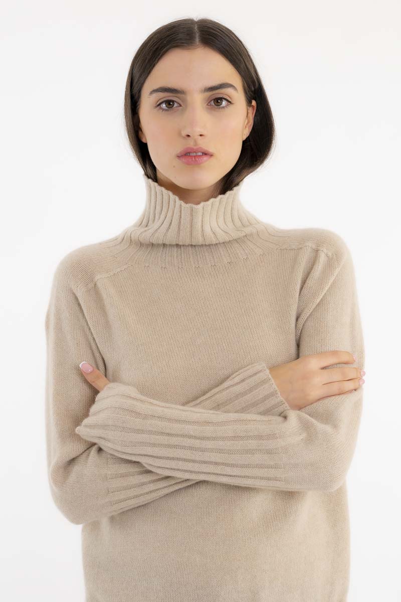 Cashmere Saddle Shoulder Sweater