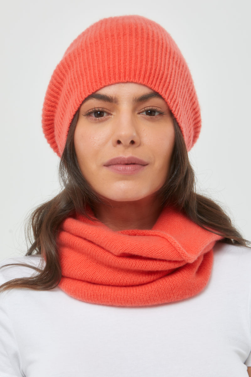 Cashmere Snood Orange