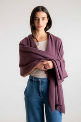 Cashmere Travel Wrap Berry