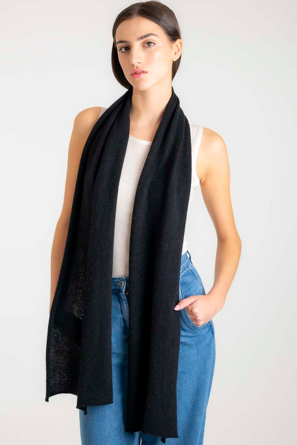 Cashmere Scarf Black