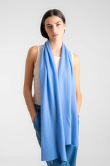Cashmere Scarf Egyptian Blue
