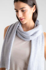 Cashmere Scarf Light Grey