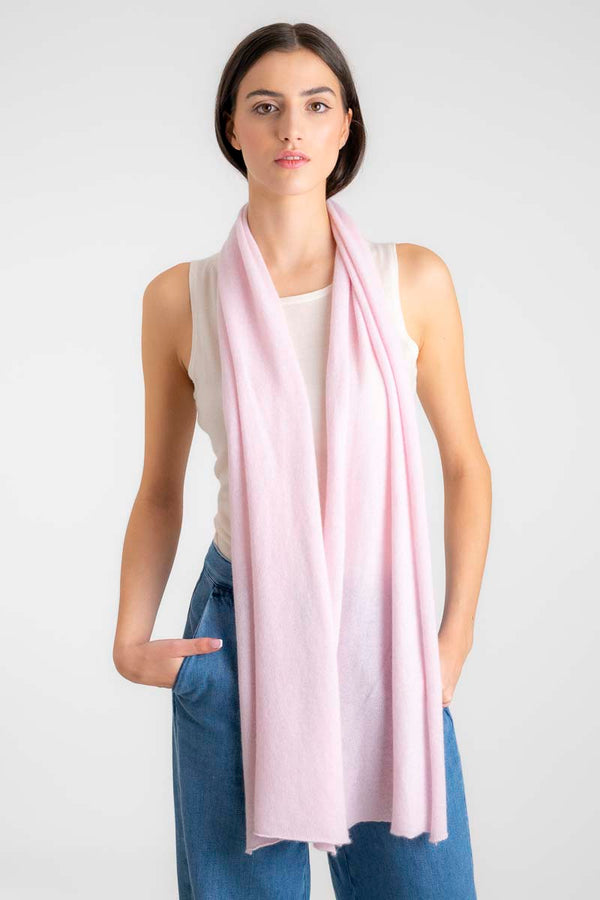 Cashmere Scarf Light Pink