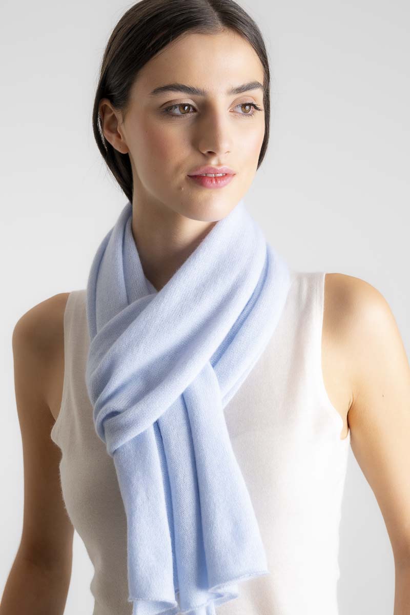 Cashmere Scarf Sky