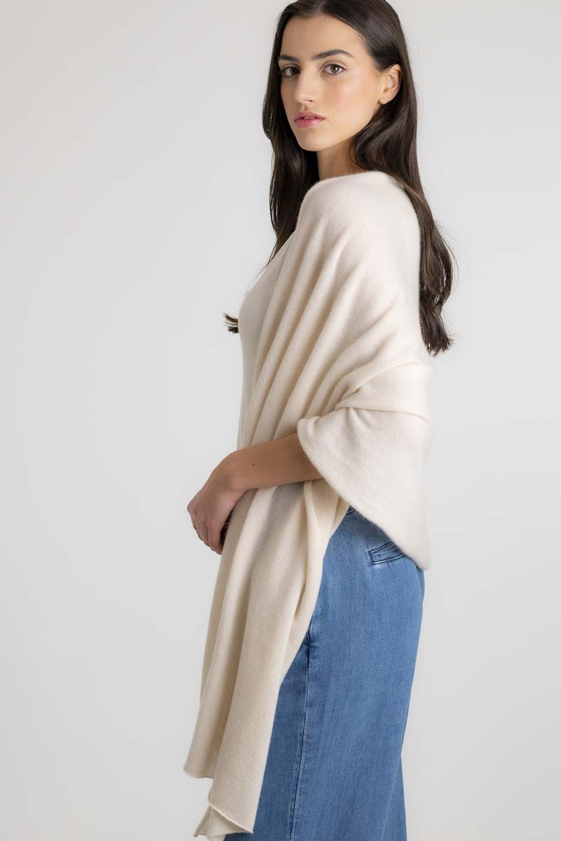 Cashmere Travel Wrap Champagne