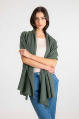 Cashmere Travel Wrap Olive