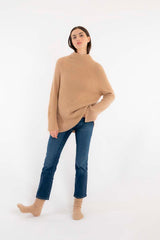 Ribbed Cashmere Sweater Sand