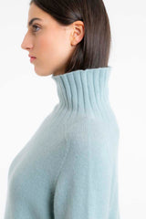 Cashmere Saddle Shoulder Sweater Mint