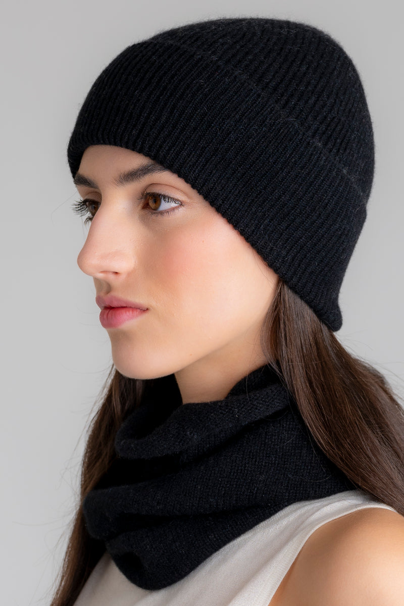 Chapeau et snood de style pêcheur