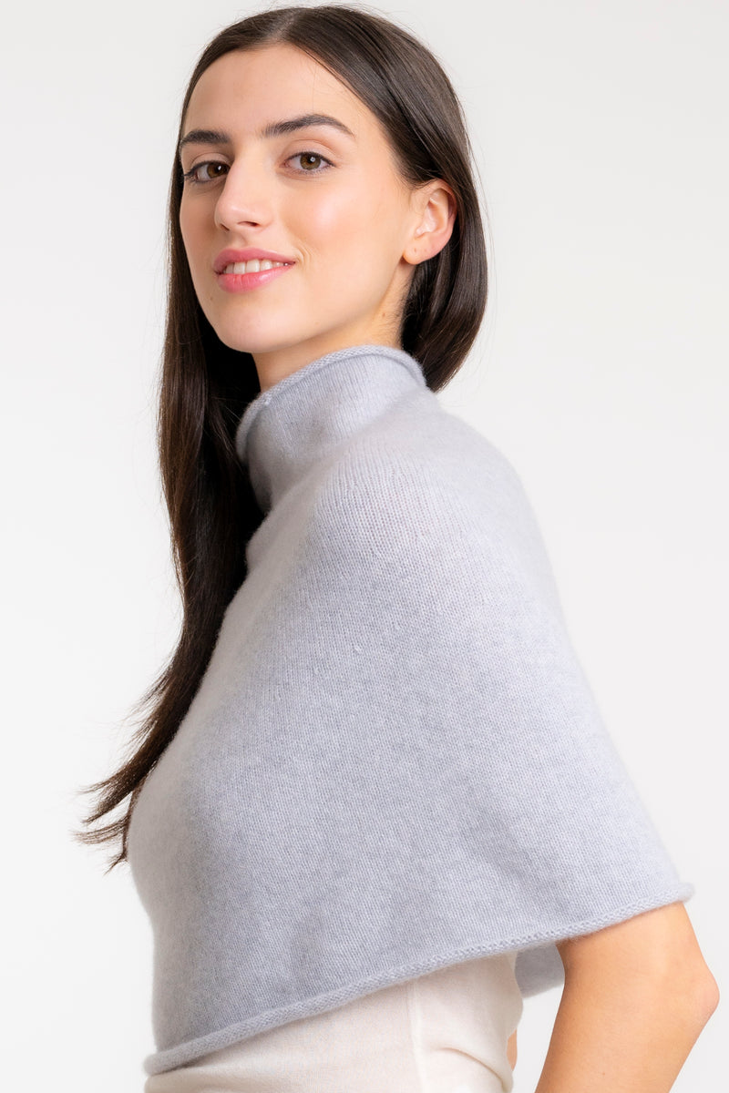 Cashmere Half Poncho