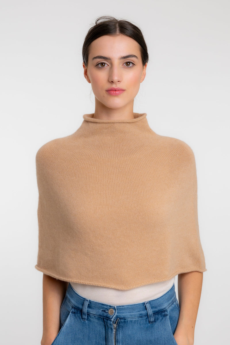 Cashmere Half Poncho