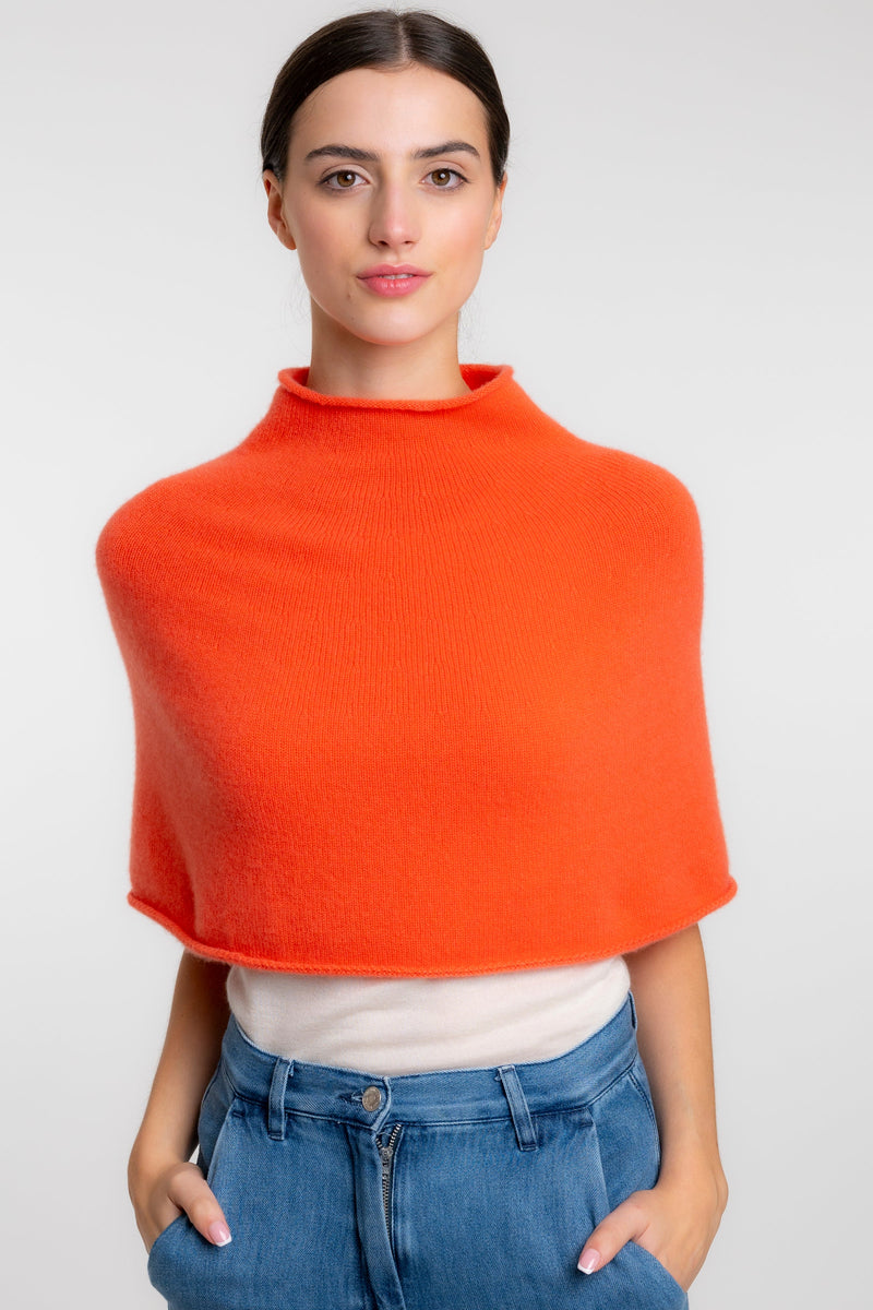 Cashmere Half Poncho