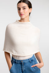 Cashmere Half Poncho