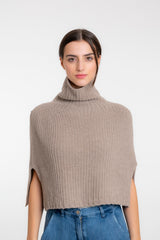 Superfeiner Merino-Halbponcho