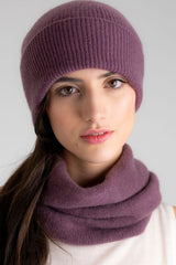 Cashmere Snood Berry