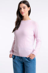 Pull Raglan Cachemire Rose Clair