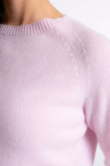Cashmere Raglan Sweater Light Pink