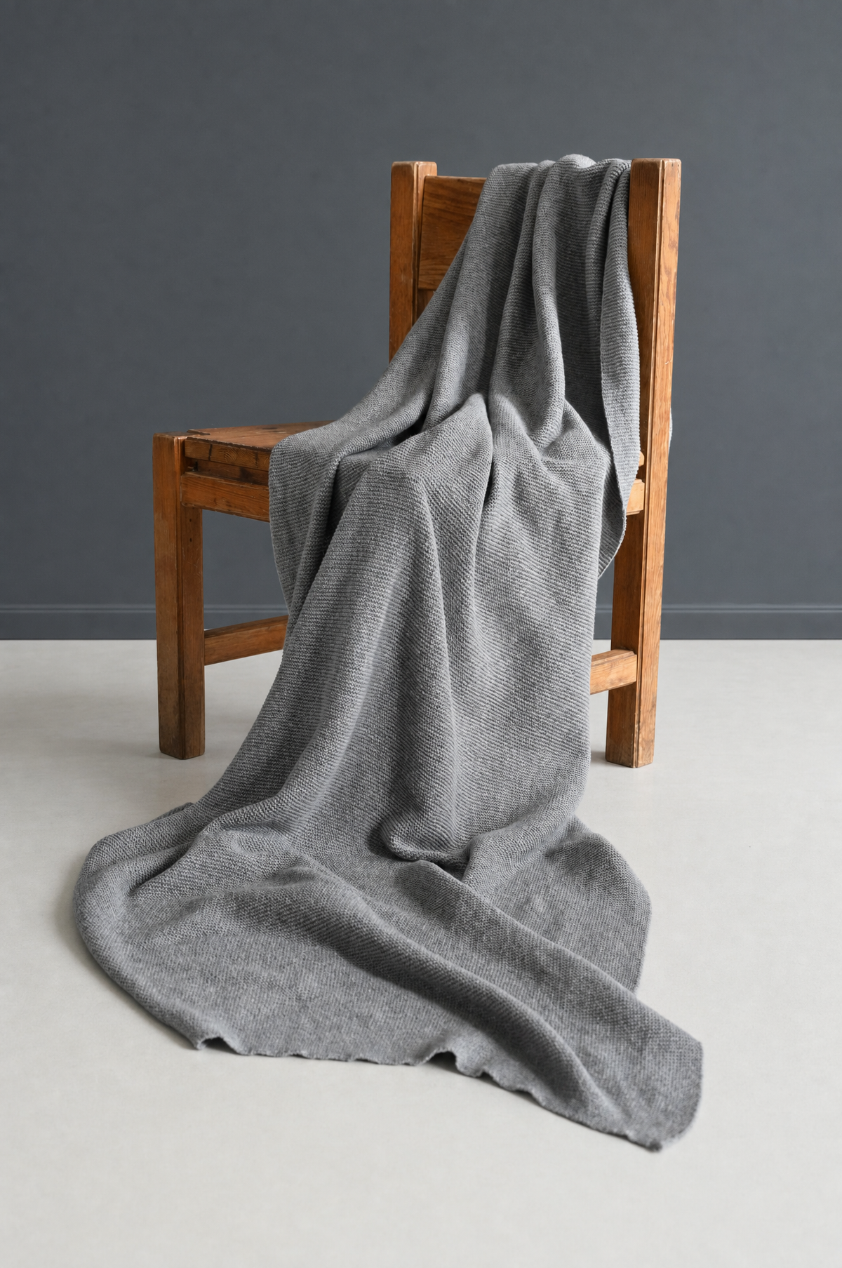 Woolen Blanket in Grey