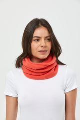 Snood Cachemire Orange