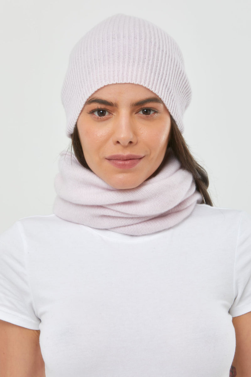 Chapeau et snood de style pêcheur