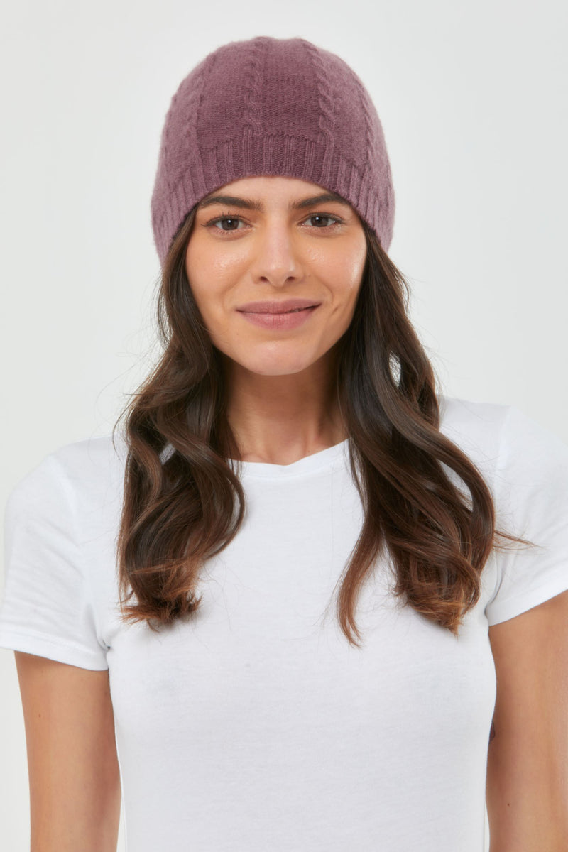 Cashmere Aran Beanie