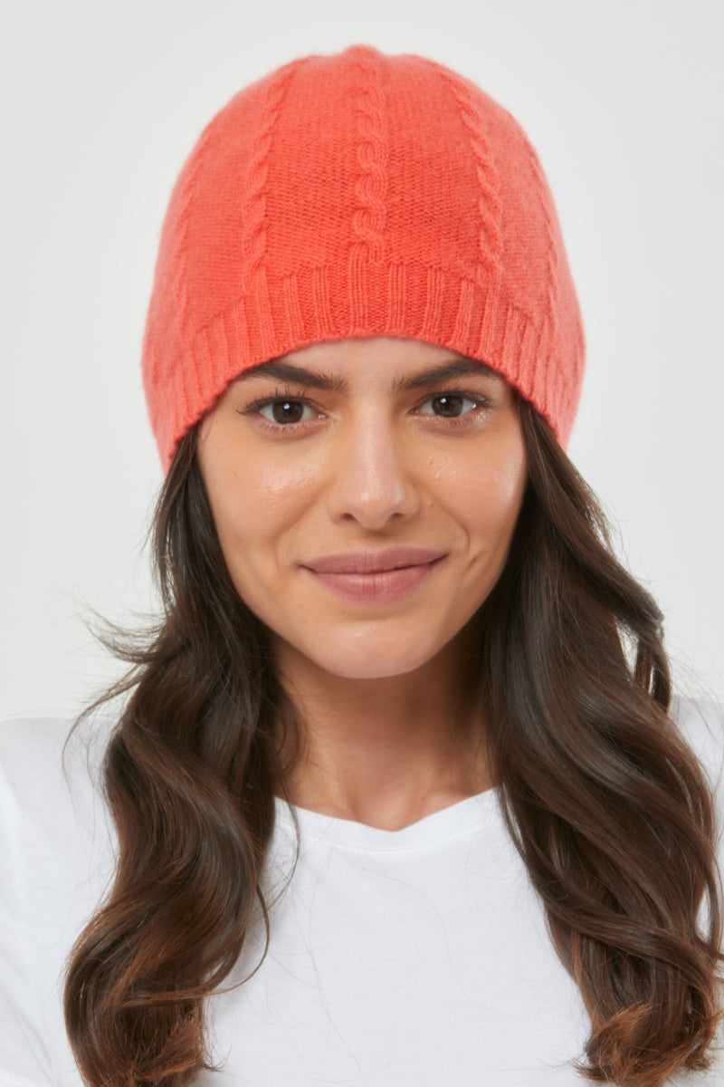 Cashmere Aran Beanie