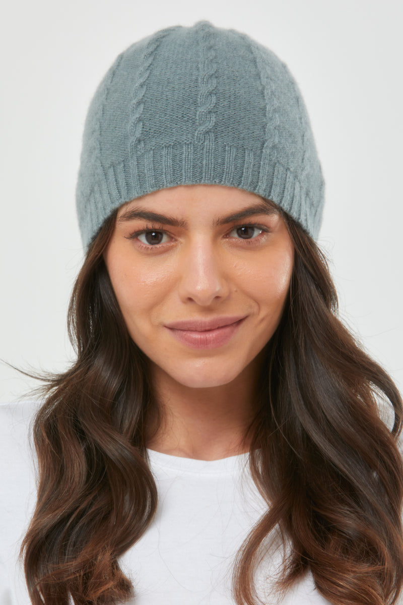 Cashmere Aran Beanie