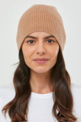 Cashmere Slouch Rib Hat