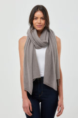 Cashmere Travel Wrap Dark Beige