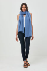 Cashmere Travel Wrap Denim