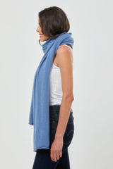 Cashmere Travel Wrap Denim