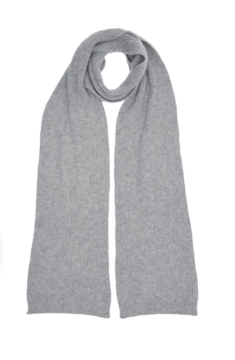 Men's Cashmere Rib Scarf