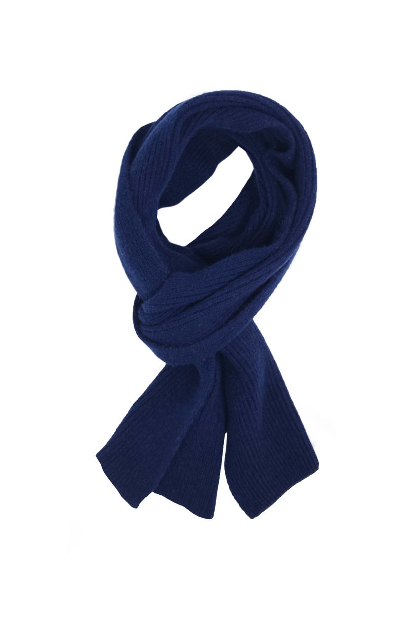 Men's Cashmere Rib Scarf