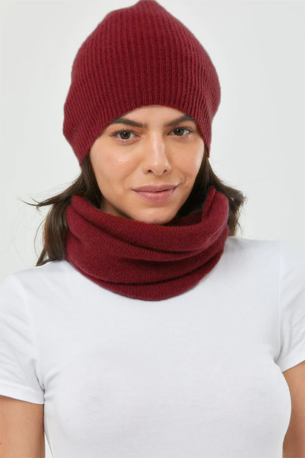 Chapeau et snood de style pêcheur